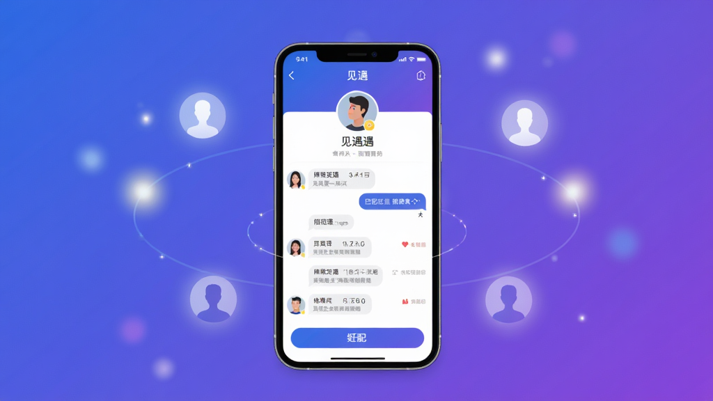 �����罻�������Ӿ�ͼ����������Ϊһ���ֻ���Ļչʾ����App�ĸ�������ҳ�������б����������ý�������ɫϵ�������Ƽ������Σ��ֻ���ΧƯ������͵Ĺ�������μ�Ӱ��Ԣ�����������������־��жԳƣ��Ű��������UI����ƽ����ϸ�ڰ�����Ϣ������ƥ�䰴ť�����ʸ���ɾ��޶���Ԫ��
