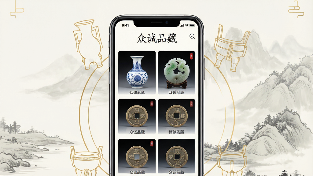 һ�������ŵ��Ļ���Ϣ���ִ��Ƽ������������������������ֻ���Ļչʾ���ڳ�Ʒ�ء�Ӧ�ý��棬������չʾ�����Ĵ�����������Ǯ�ҵȲ�Ʒ����ͼƬ������Ϊ���ŵ�ˮīɽˮ����񣬲��ֲ������Ĺ�ͼ���ֻ�λ���Ӿ����㣬��Χ��׺��ɫ�������յ�������������������Ŵ�����ϸ�ڷḻ�����������ɾ����޶���Ԫ�أ���Ļ����ʾ���ڳ�Ʒ�ء��ĸ�����