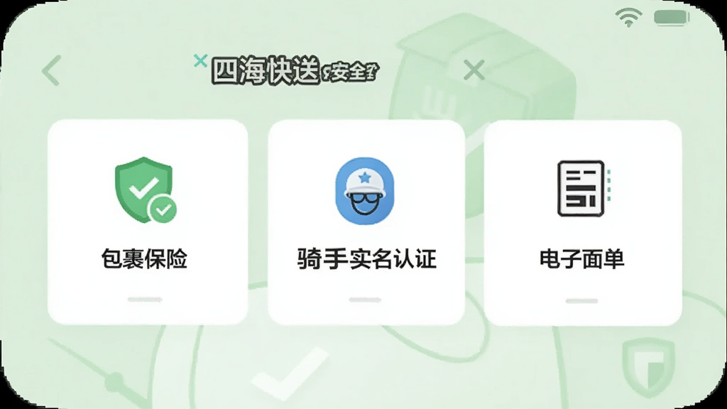 չʾ�ĺ����Ͱ�ȫ���ϵĽ��棬�ֻ���Ļ��ʾ���������ա���������ʵ����֤�����������浥���������ܿ�Ƭ��ÿ����Ƭ����ͼ�꣬����Ϊ����ɫ����������󷽣��������������ʸɾ���