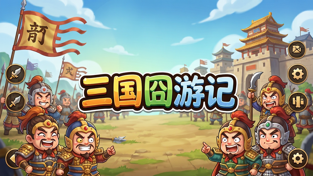 ���壺�����μ���Ϸ������Ԥ����Q�������佫���ᣬ�м���Ŀ��Ϸlogo�������μǡ��������ǹŷ�ս����ǳأ����֣����Ĺ�ͼ���佫���ƣ�UIͼ��ֲ����࣬�Ű棺�����ɾ������Q�濨ͨ��ɫ��������ϸ�ڣ��佫������Ÿ�Ц������Ʈ�������ʣ����壬�ɾ����޶���Ԫ��