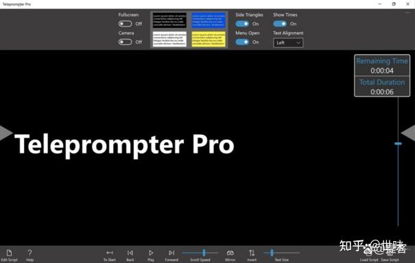 Tdx Teleprompter 安卓版 提词器界面截图