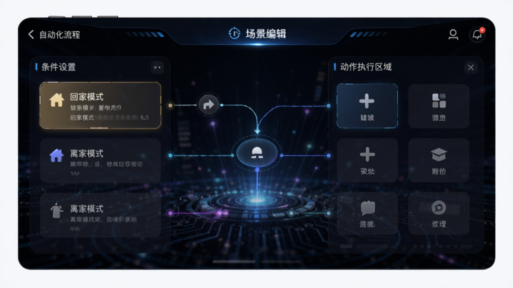 ����չʾ�������APP�ġ������༭�����棬���Ϊ�������������Ҳ�Ϊ����ִ�������м����������ӣ�ģ���Զ������̡�����Ϊ��ɫ�Ƽ��й�Ч���������С��ؼ�ģʽ���������ģʽ���ȱ�ǩ��Ƭ���������ſ����߼����������ʸ��壬ϸ�ڷḻ���޶���Ԫ��