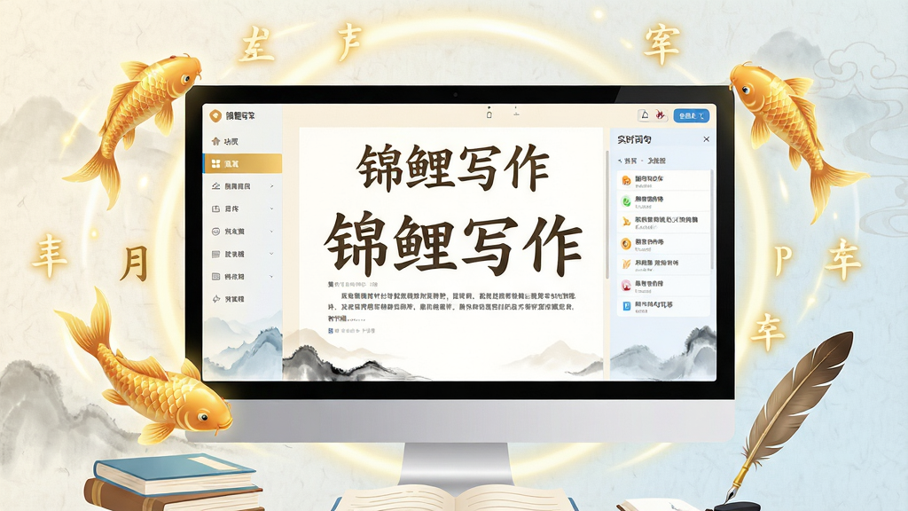 ���壺����д��������������չʾ��������Ļ����ʾ�������д���༭������ΧƯ���Ž�ɫ�Ľ���ͷ�������ַ��š����֣����й�ͼ����������ռ�ݻ������壬��������͵Ĺ��κͽ����ƣ��·����鱾����ë�ʵ�д��Ԫ�ء��Ű棺�����пɼ�������д�����ĸ�������Ϊ���⣬����й��ܲ˵������Ҳ���ʵʱ�ʾ��Ƽ���塣����ִ���ƽ����Ϲ���ˮīԪ�أ�ɫ����ů�ס���ɫ������Ϊ������������ͨ͸��ϸ�ڣ���Ļ�е����������ɱ棬������Ƭ�й��󣬱����е�������ֽ���������ʣ�������Ⱦ���ɾ��޶���Ԫ�ء�