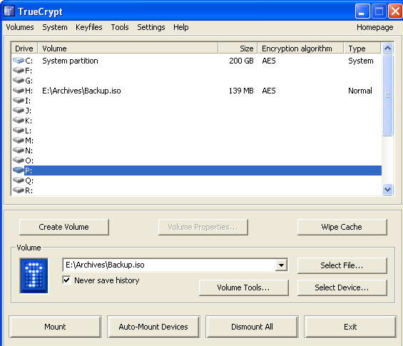 TrueCrypt7.1a ���̼��ܹ���
