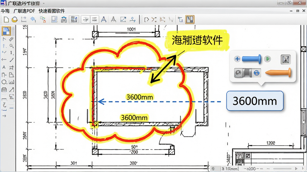 ���壺������PDF���ٿ�ͼ������һ��ͼֽ�ϣ��ú�ɫ���߱�ע��һ��ǽ�壬�Ա��г��Ȳ�������ʾ��3600mm��������������ע�����ݡ����֣�ͼֽ���У���ע�����������Ҳ࣬���������������ǩ��ʾ���Ű棺��ע��ɫ���ޣ���������������ͼֽΪ�ڰ����������רҵ��ϸ�¡�ϸ�ڣ�����Ϊ�ֻ��񣬸�����ɫ��������ͷָ�����λ�ã�������Ϊ��ɫ���ߡ����ʣ����壬�ɾ����޶���Ԫ�ء�