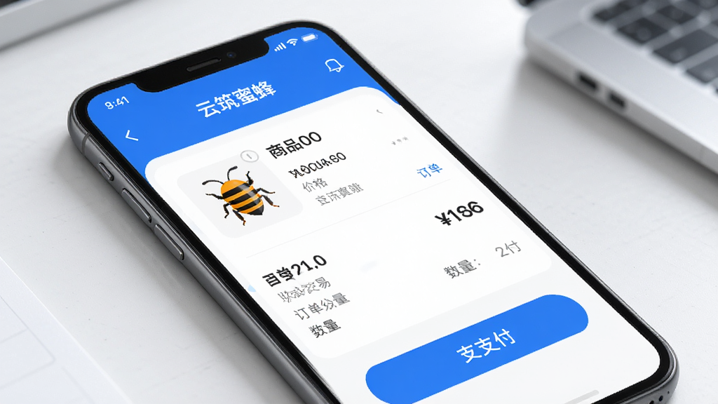 ͼƬչʾ�����۷�APP�����߽��׹��ܣ�����Ϊ�ֻ���Ļ�еĶ���ȷ�Ͻ��棬��ʾ��Ʒ��Ϣ���۸�������֧����ť�����������ɫ��ɫ�������ֹ�����������������ϸ�ڷḻ�����ʸ��壬�ɾ��޶���Ԫ��