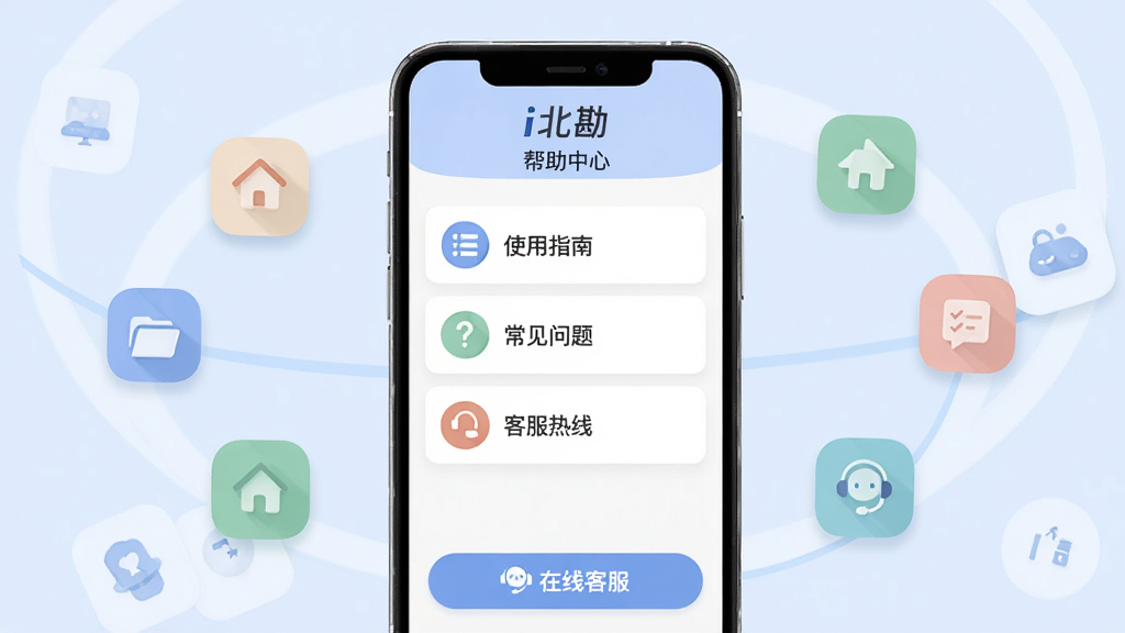 ���壺�ֻ���Ļ����ʾi�����ġ��������ġ�ҳ�棬�С�ʹ��ָ�ϡ������������⡱�����ͷ����ߡ���ѡ����֣��ֻ����У�����Ϊ����ɫ����Χ�������Ĺ�����ͼ�ꡣ�Ű棺�б�ʽ�˵��������׶��������С�i��������������񣺱�ƽ����ƣ�ɫ����͡�ϸ�ڣ�ÿ���˵�������ͼ�꣬�ײ��С����߿ͷ�����ť�����ʣ����壬�ɾ��޶���Ԫ�ء�