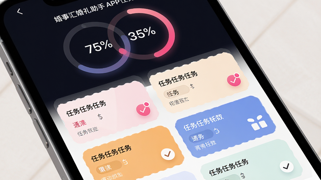 ���壺���»��������APP�������б����棬չʾ�����������Ƭ��������������ȰٷֱȻ���ͼ�����֣��ֻ�������д����Ƭʽ���У��Ű棺�������򣬲�ͬ��ɫ��������״̬������ִ���Լ����ɫϵ��׺��ϸ�ڣ�����Ƭ���й�ѡ���������Ȼ��н���ɫ�ʣ����ʣ��߱���UI��ƣ��ɾ����޶���Ԫ�ء�