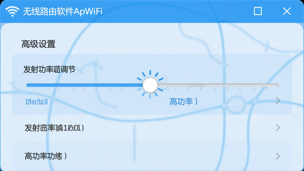 ��������Ϊ������·������ApWiFi�������ý��棬չʾ���߼����á�ѡ��������书�ʵ��ڻ��顣�����ϣ����������϶������У�����Ϊǳ���������ˬ��ϸ��ͻ�����߹��ʡ�ѡ�񡣻��ʸ��壬�ɾ��޶���Ԫ�ء�