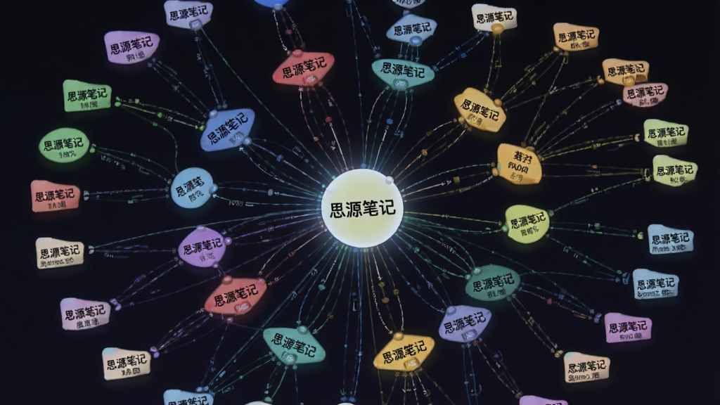 ��������Ϊ��˼Դ�ʼǡ��Ĺ�ϵͼ���棬������һ�������ڵ㣬����������ڶ��ɫ�ڵ������ߣ��γɸ��ӵ���״�ṹ������Ϊ��ɫ���䣬�ڵ���ɫ�����Ҵ�С��һ�����������ķ���״���֡����Ϊ���ݿ��ӻ����ϸ�ڴ�����ʾ��˼Դ�ʼǡ����ĵ����Ʊ�ǩ�����廭��������ɫ�ʶԱ�ǿ�ң��޶���װ��Ԫ�ء�