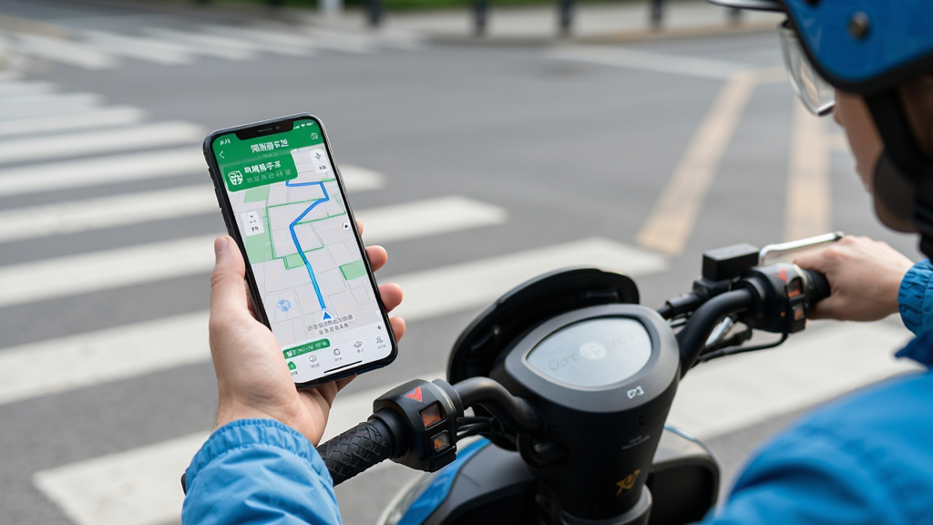 һλ�������ֻ�ǰ�鿴��ͬ�����ֿ��͡�APP�ĵ���·�ߣ���һֻ�ַ��ŵ綯�����֣������ǹ���·�İ����ߣ���������дʵ��������Ȼ��ͻ��APP��ʵ���������ܣ����ʸɾ����޶���Ԫ�ء�