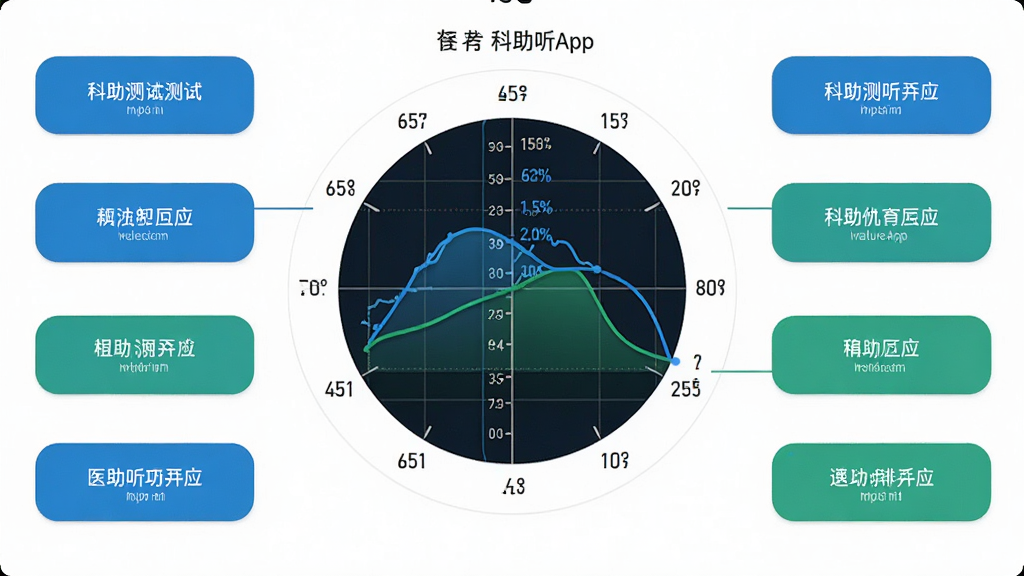 չʾ������App���������Խ��棬����������һ��Բ��Ƶ����Ӧͼ������Χ�ֲ��Ų�����ʾ��ť������Ϊ��ɫ��������ɫ����ɫ������������������������ͻ��רҵҽ�ƸУ����ʸɾ��޶���Ԫ�ء�����Ϊͼ���Ͱ�ť�����ֶԳƣ��Ű����룬���ҽ�ƿƼ��磬ϸ�ڰ����������ߺͰٷֱ���ֵ�����ʸ��壬�ɾ��޶���Ԫ�ء�