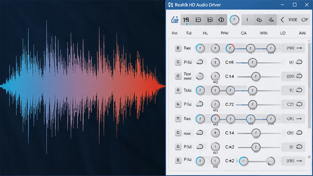 ���壺�߱�����Ƶ����ͼ��Realtek HD Audio Driver ������岢��չʾ�����֣���ನ��ͼ���Ҳ������壬�Ű棺���Գƣ���񣺿Ƽ�������ϸ�ڣ�����ͼɫ�ʽ��䣬�������Ƶ���ͨ����ʶ�����ʣ��߷ֱ��ʣ��ɾ����޶���Ԫ��