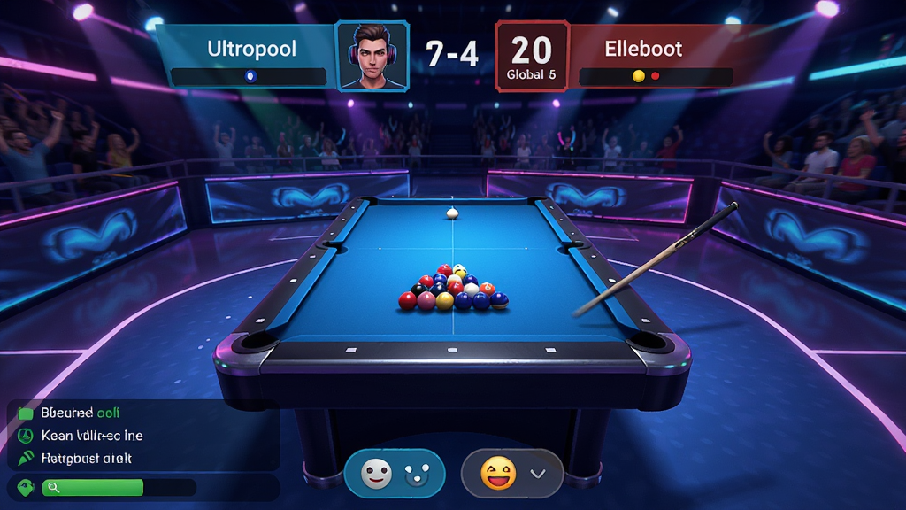 Ultrapoolȫ���ս��ͼ��������ʾ�������ͷ����ȷ֣�����Ϊ�޺�ɫ�����������������������������ײ�����������鰴ť�����涯�У�ϸ�ڷḻ�����ʱ�У��޶���Ԫ��