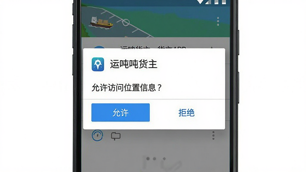 ���壺�˶ֶֻ���APP���ֻ��ϵİ�װ���棬��ʾȨ�����󵯴������֣��ֻ���Ļ���У�������ʾ���˶ֶֻ����������ȡ��λȨ�ޣ��С��������͡��ܾ�����ť���Ű棺�������У�������������񣺰�׿ϵͳԭ�����ϸ�ڣ���������Ϊ���˶ֶֻ�����������Ϊ����������λ����Ϣ��������ťΪ��ɫ�����ʣ����壬�ɾ����޶���Ԫ�ء�