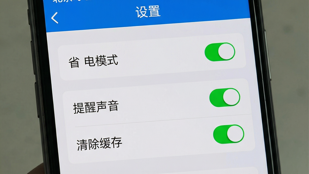 ���壺�ֻ���ͼչʾ����ʵʱ����App�ġ����á�ҳ�棬�С�ʡ��ģʽ����������������������桱��ѡ����֣������б�������ÿ��ѡ���п���ͼ�ꡣ�Ű棺ѡ�����ɿ�Ƭʽ��ǳ�ұ�������񣺼��ʵ�ã�������ɫ��ϸ�ڣ����ذ�ť��ɫ�������������������ʣ��ɾ����޶���Ԫ�ء�