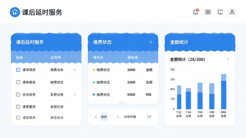 �κ���ʱ������ù���ҳ�棬չʾ�˵��б����ɷ�״̬�����ͳ��ͼ������ɫ���⣬��Ƭʽ���֣��������κ���ʱ����Ʒ�Ʊ�ʶ���ִ���Լ���