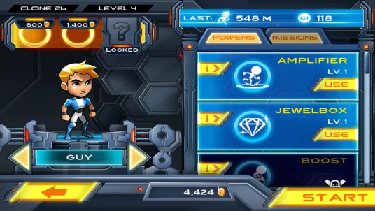 ����С��Gravity Guy ����ռ� ��ɫ���� ����