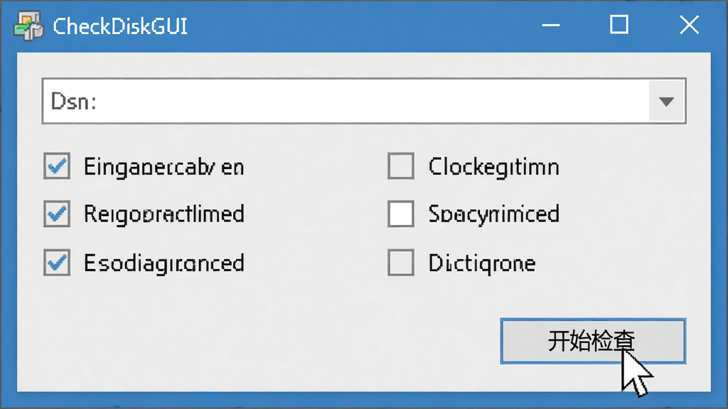 ���壺CheckDiskGUI����������д�����֣�һ������ѡ��������Ͷ����ѡѡ��Ű棺���������У���񣺱�ƽ����ƣ�ϸ�ڣ����ָ����