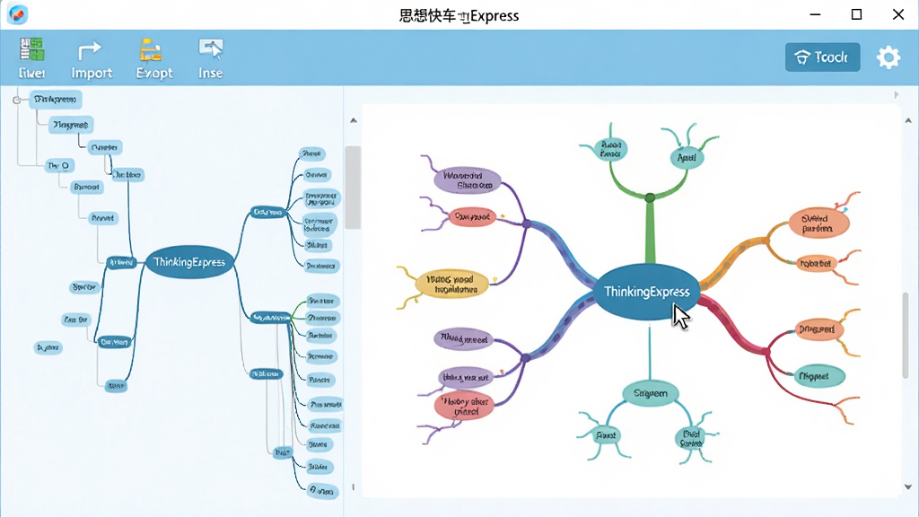 ��������չʾ˼��쳵��ThinkingExpress�����������棬���Ϊ����˼ά��ͼ�ڵ������Ҳ�Ϊ��ʵĵ�ͼԤ���������������������½������롢������ͼ�ꡣ���岼����ˬ������ǳ�����ɫΪ��ɫ������ƽ����Ʒ��ϸ�ڴ���ʾ�ڵ���������༭��꣬���ʸ��壬�ɾ��޶���Ԫ�ء�