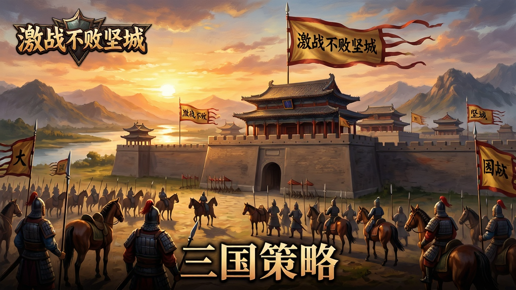 ����Ϊһ����ΰ�ĹŴ��й��ǳأ���¥��Ʈ���š���ս���ܼ�ǡ�������ս�죬ǰ�������������ʿ����ս����������׳����ɽ����Ϧ�������ֲ��ù��͸�ӣ�ͻ���ǳص���ΰ��ս�����������Ű��ϣ���ϷLOGO���ڻ������Ͻǣ��ײ��С��������ԡ����������Ϊдʵ��Ϳ����Ӱ��ηḻ��ϸ�����������ʾ����������Χ��Ѫ�������ɾ��޶���Ԫ�ء�