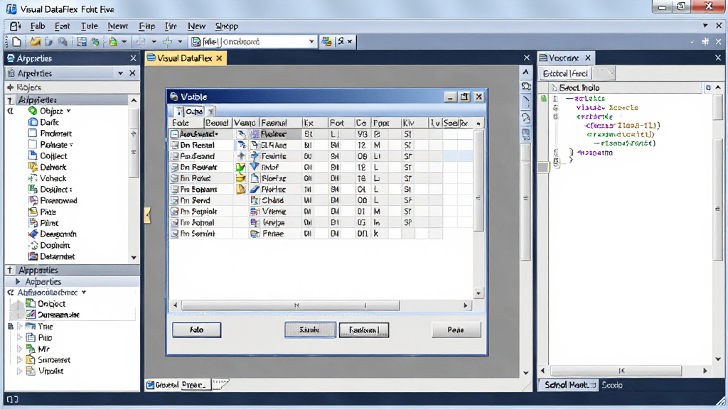 Visual DataFlex ���������棬����Ϊ�����Windows����Ӧ�÷������Ƕ���/���Լ������壬�����ǿ��ӻ��Ĵ������������������˶����������Ͱ�ť�ؼ����Ҳ��Ǵ���༭����������ɫרҵ����������ɾ����߷ֱ��ʣ�ϸ�����������ʸɾ��޶���Ԫ��
