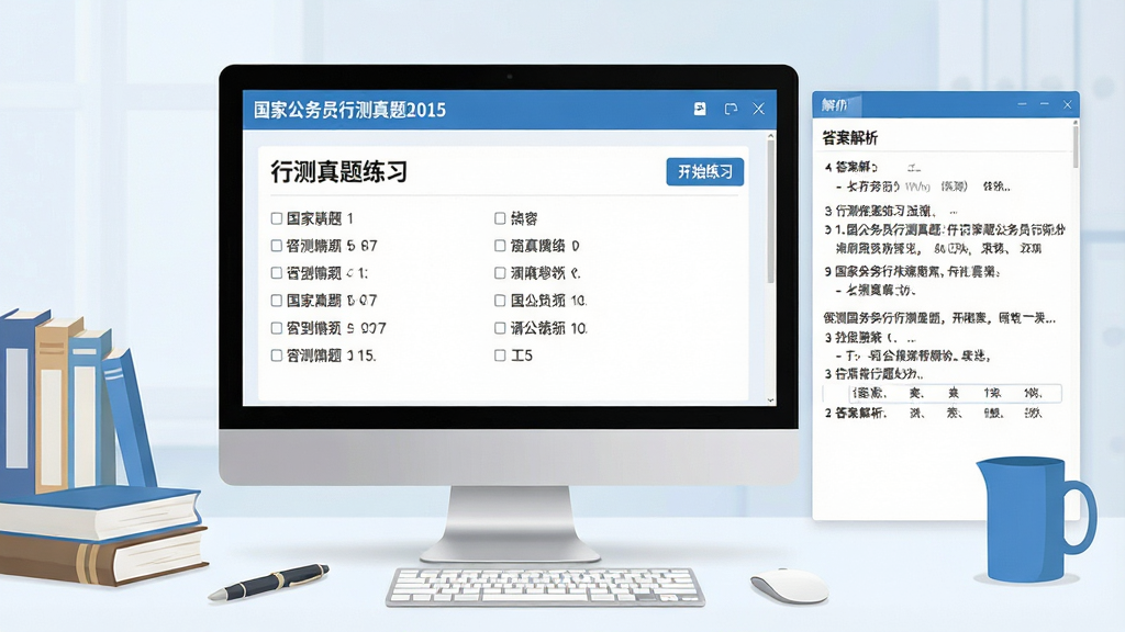 ���壺���ҹ���Ա�в�����2015��������չʾ��������Ļ��ʾ�в�������ϰ�⣬�Ա�����ϸ�Ĵ𰸽��������֣�������Ļ���У���Ļ���������ɼ�����Χ���鱾���ʡ�ˮ����ѧϰ��Ʒ���Ű棺��Ļ����Ŀ��ѡ���Ű����룬�������������׶�������ִ���ƽ����ƣ�ɫ��������Ϊ����������רҵ��ϸ�ڣ���Ļ���Ͻ����������ơ����ҹ���Ա�в�����2015�����Ҳ��С���ʼ��ϰ����ť�����ʣ����壬�ɾ����޶���Ԫ�ء�