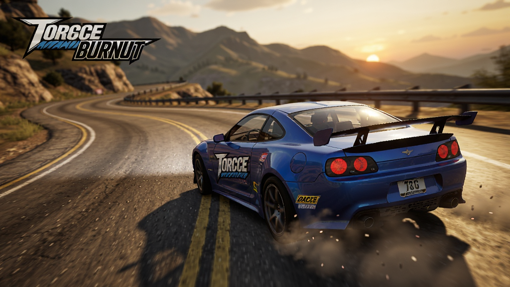 ���壺��Torque Burnout����Ϸ���棬һ����ɫ�ܳ�����ɽ��·�ϸ��ٹ��䣬������б����̥�����������֣�����λ�ڻ�������ƫ�ң�������S�����죬Զ��ɽ����Ϧ�����Ű棺�����˳�׷β�ӽǣ�����չʾ������̬��·��ϸ�ڡ����дʵ��Ⱦ����Ȼ��Ч��ɫ����ů��ϸ�ڣ��������з�����ֽ��·���������������������ɼ������ʣ�4K�߷ֱ��ʣ�����Ч��������ɾ���