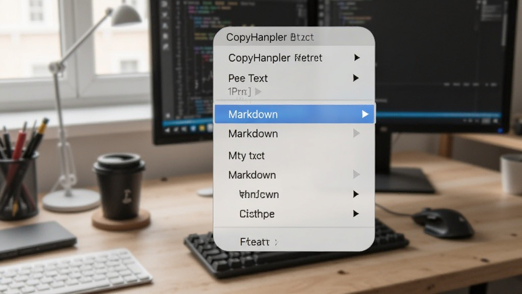 CopyHandler��ʽת���˵�չ�����������ı���Markdown��ѡ�����Ϊ����̨������������ˬ��ϸ�ڷḻ�����ʸ��壬�ɾ��޶���Ԫ��