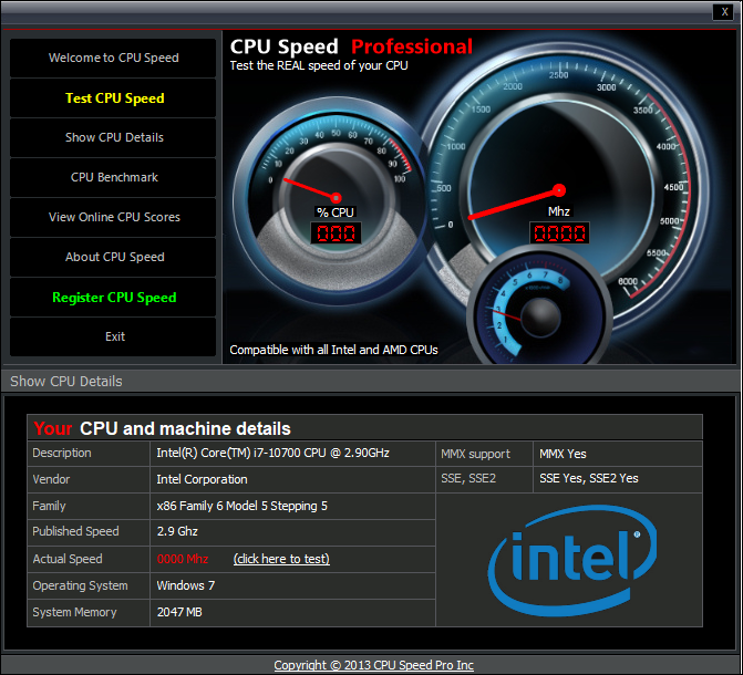 cpu speed professional ��׿�� ��׼���Խ���