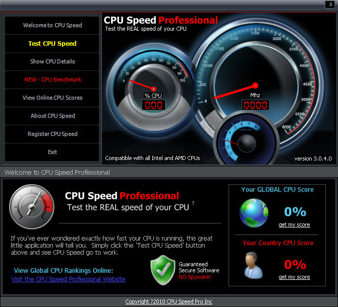CPU Speed Professional6.3.2 רҵӲ����⹤��