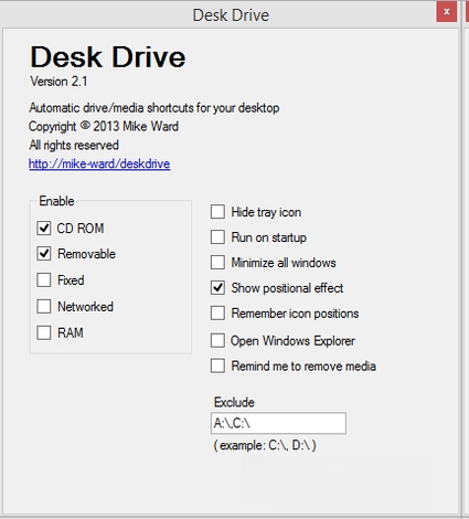 Desk Drive1.0.0 桌面虚拟光驱工具 Desk Drive1.0.0 桌面虚拟光驱工具