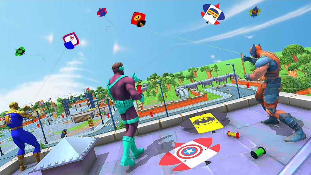 超级英雄风筝飞行游戏Superhero Kite Flying Game1.16 手机版 超级英雄风筝飞行游戏Superhero Kite Flying Game1.16 手机版
