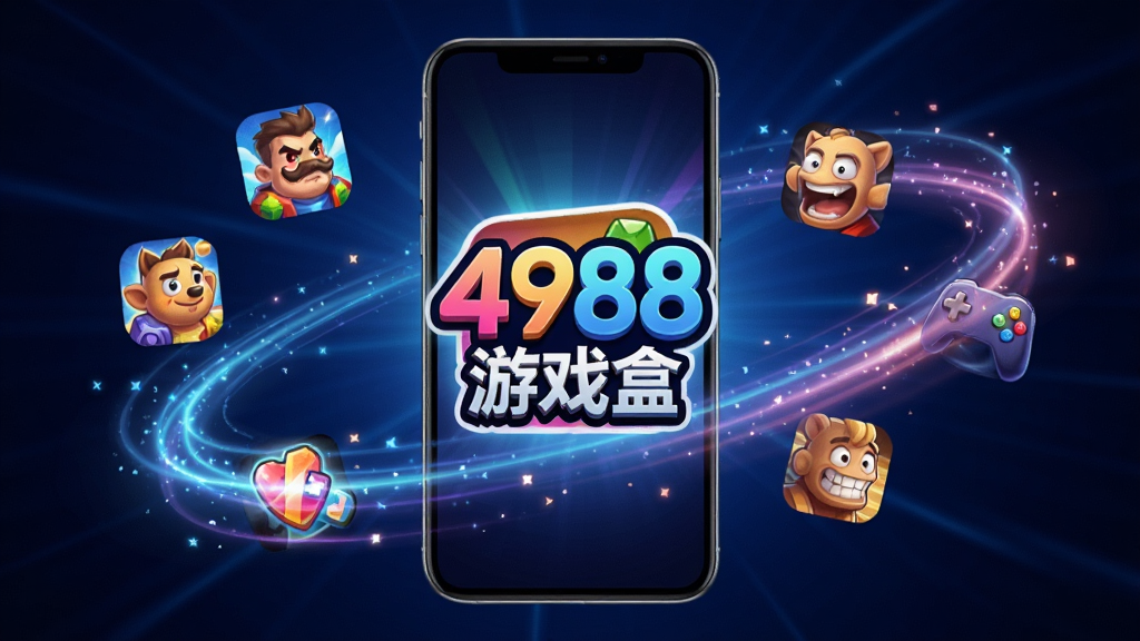 ��������չʾһ�������Ƽ��е������ֻ�����Ļ����ʾ��4988��Ϸ�С��Ĳ�ɫLOGO����Χ�����Ÿ���������Ϸͼ���������Ч������Ϊ�������ɫ���䣬�������ſᡢ���У�ͻ����Ϸ�ۺ�ƽ̨�ķḻ����������ʸ��壬�ɾ��޶���Ԫ��