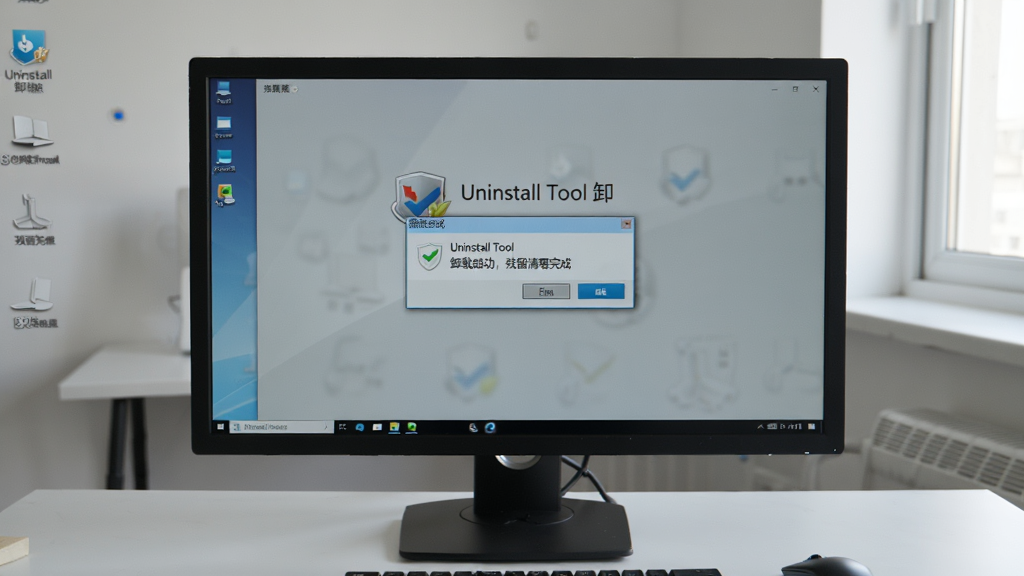 ������Ļ��ʾUninstall Toolж����ɽ��棬������ʾ��ж�سɹ�������������ɡ�������Ϊ��������滷�����������������дʵ��ϸ�ڷḻ���޶���Ԫ��