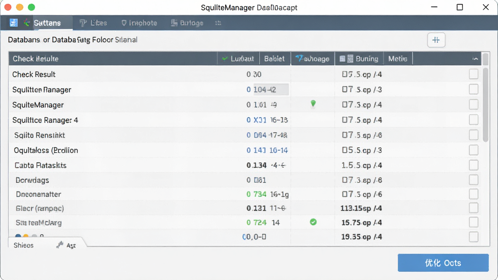 SQLiteManager���ݿ��Ż���壬��ʾ��������Ż���ť������רҵ���������������ʸɾ����޶���Ԫ��