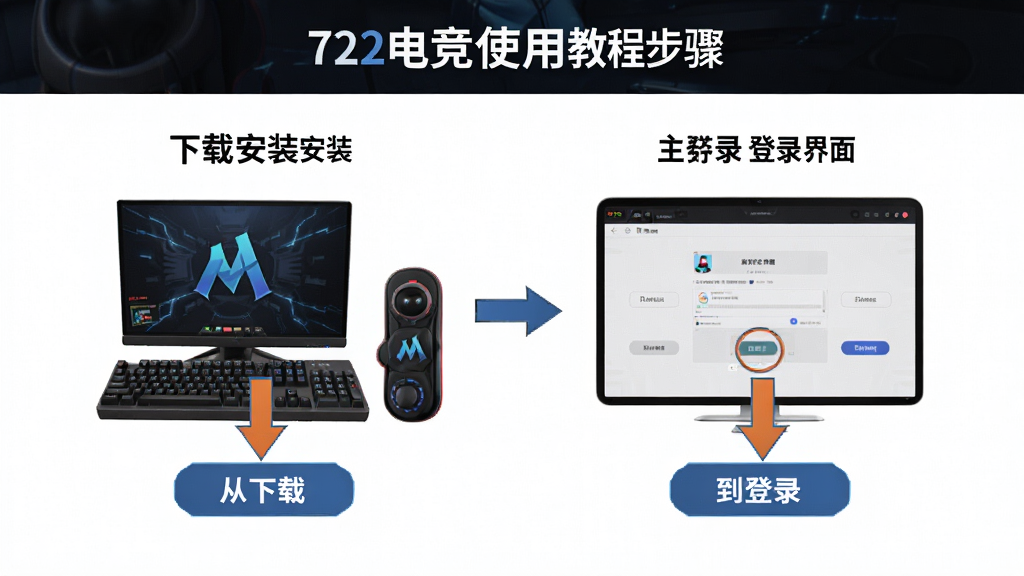 72�羺ʹ�ý̳̲���ͼ��չʾ�����ذ�װ����¼������Ĳ������̣���ͷ��ע�ؼ���ťλ�ã���������ˣ���������