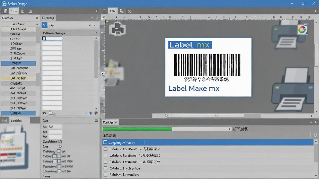 Label mx ͨ�������ǩ���ϵͳ ���ݿ�������������ӡ����չʾͼ��������ʾ����������������ݿ��ֶ�ӳ����壬�Ҳ��Ǳ�ǩ��ƻ������·��Ǵ�ӡ�������������б������������ݱ���ʹ�ӡ��ͼ�꣬��������Ի�ɫ����ɫΪ����ϸ�ڷḻ�����ʸɾ�