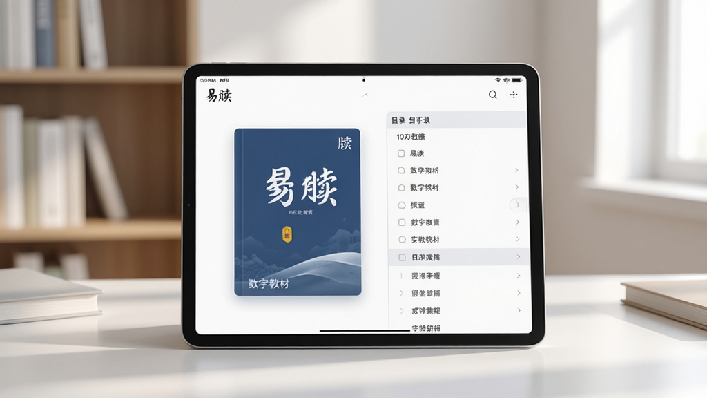 ��������Ϊ����빡�APP��ƽ������ϵ����н��棬�������������������ܣ�����չʾ���ֽ̲ķ�����Ŀ¼�б����Ű�����������Լ������ϸ�ڰ�����͵ĸ߹�����Ӱ�����ʸɾ����޶���Ԫ�أ�ͼƬ�����ֱ�ע����빡����֡�