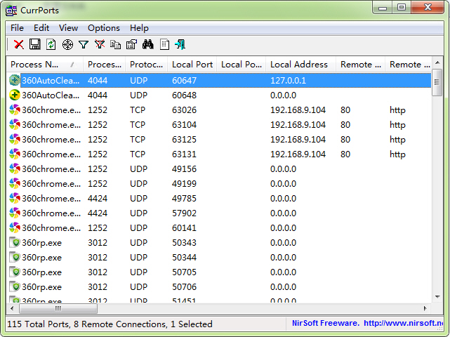CurrPorts����˿ڼ�����{package_version_name} �˿ڲ鿴����