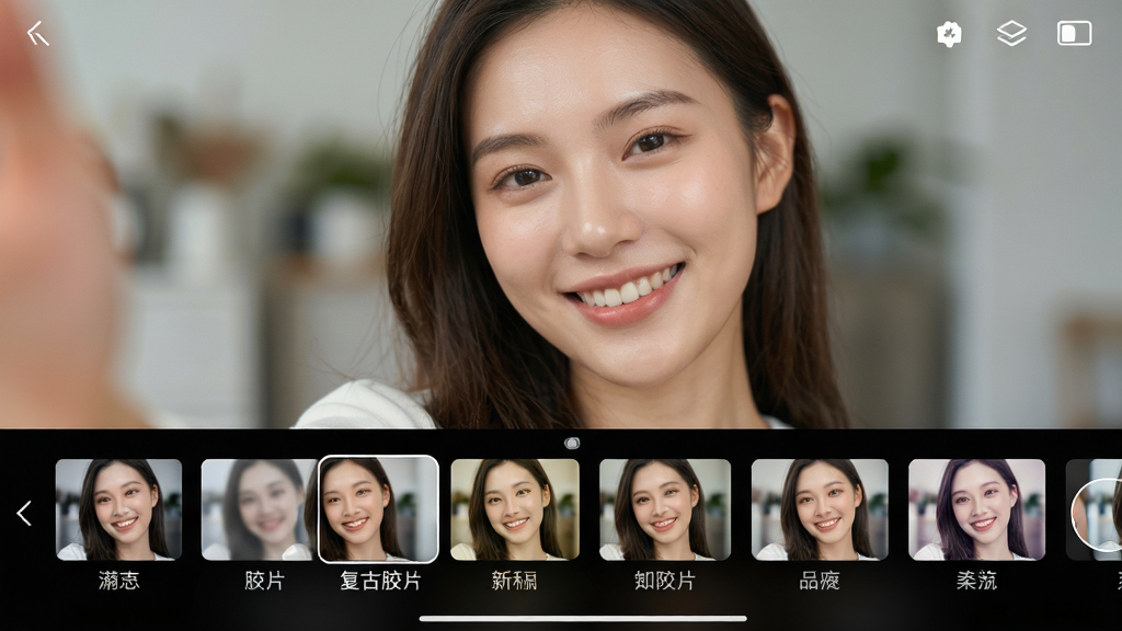 ���壺һ����ʱ��Pro�˾�ѡ����棬��Ļ�·����ж���˾�����ͼ����ǰѡ�С����Ž�Ƭ���˾������֣��ϲ���Ϊ��������Ԥ�����²���Ϊ�˾��Ử�б����Ű棺�˾����������ı�ע���б������������������ʱ�У�ģ��Ц����Ȼ��ϸ�ڣ��˾�Ч��ʵʱ��Ⱦ������Ƥ��ϸ�壬�����黯�����ʣ����壬�ɾ����޶���Ԫ�ء�