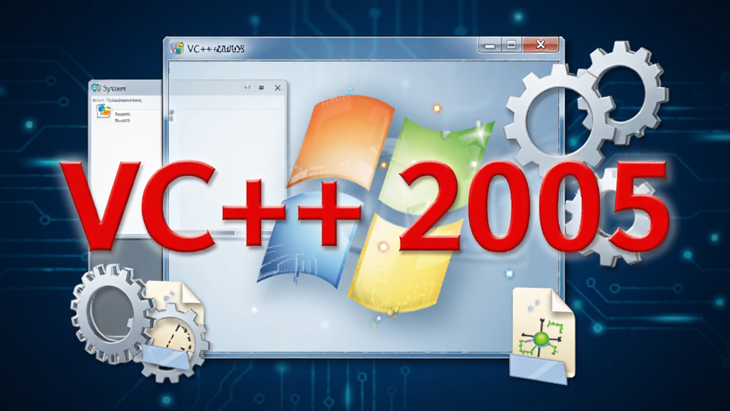���Ӿ�ͼ��չʾVC++ 2005���ٷ���������İ�װ������ϵͳ�ļ�ͼ���ںϣ�����Ϊ����ɫ�Ƽ��н��䣬��������Ŀ�ĺ�ɫ��VC++ 2005����������Χ����Windowsϵͳ���ںͳ���ͼ�꣬����ƽ�⣬������ִ���ϸ�����������ʸ��壬�ɾ��޶���Ԫ��