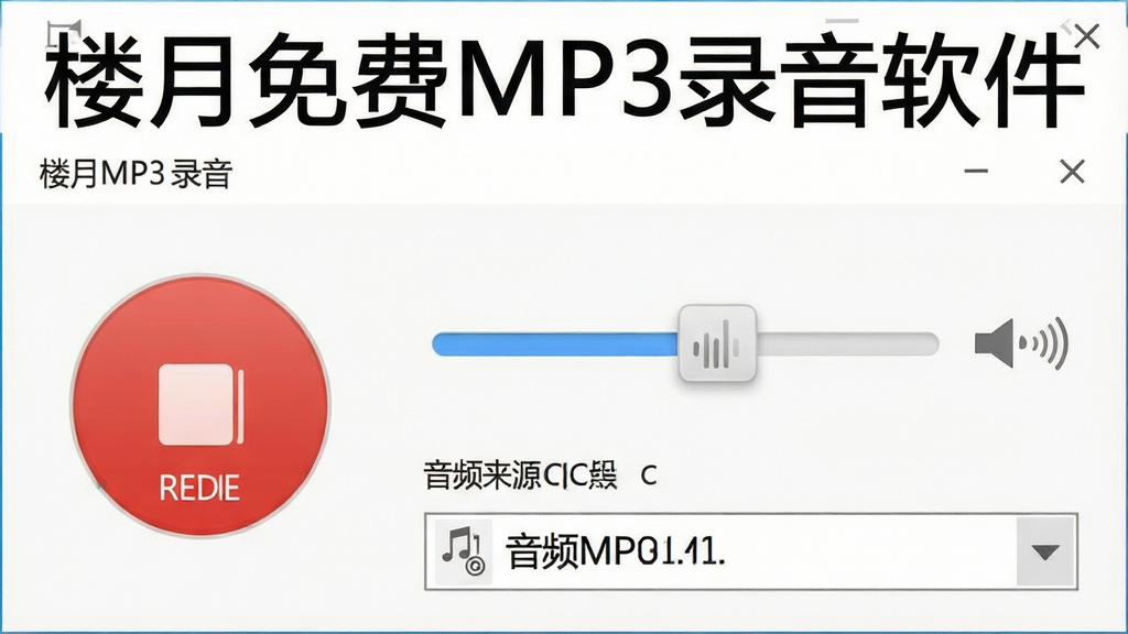 һ��չʾ¥�����MP3¼������������ĸ����ͼ������������ʾ¼����ť���������ڻ��顢��Ƶ��Դѡ�������������������������ֺ���������Ϊ����ɫ�����ʸɾ����޶���Ԫ�أ����ֱ�ע��¥�����MP3¼��������