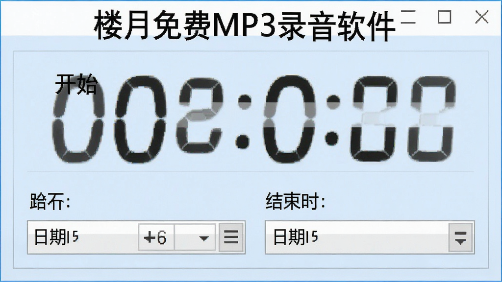 һ��չʾ¥�����MP3¼��������ʱ��������ͼƬ����ʾ��ʼʱ�䡢����ʱ�䡢����ѡ����������������ʱ��������Ŀ������Ϊ����ɫ�����ʸɾ����޶���Ԫ�أ����ֱ�ע��¥�����MP3¼��������