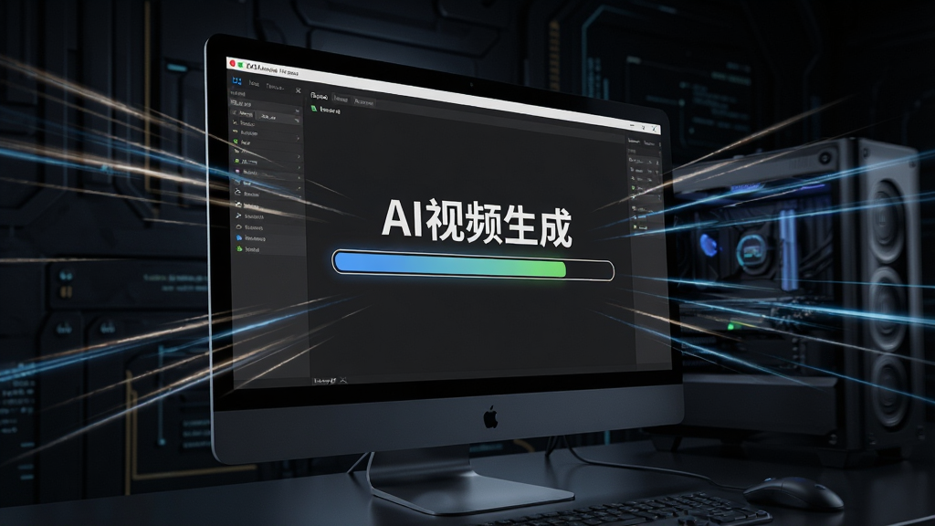 һ��չʾ������Ⱦ���̵Ķ��л��棬������Ļ����ʾ��AI��Ƶ���ɡ�������Ⱦ����������Χ���ٶ�����Ч������Ϊ��ɫ�Ƽ��磬ǿ����Ч�����������������ɾ����޶���Ԫ��
