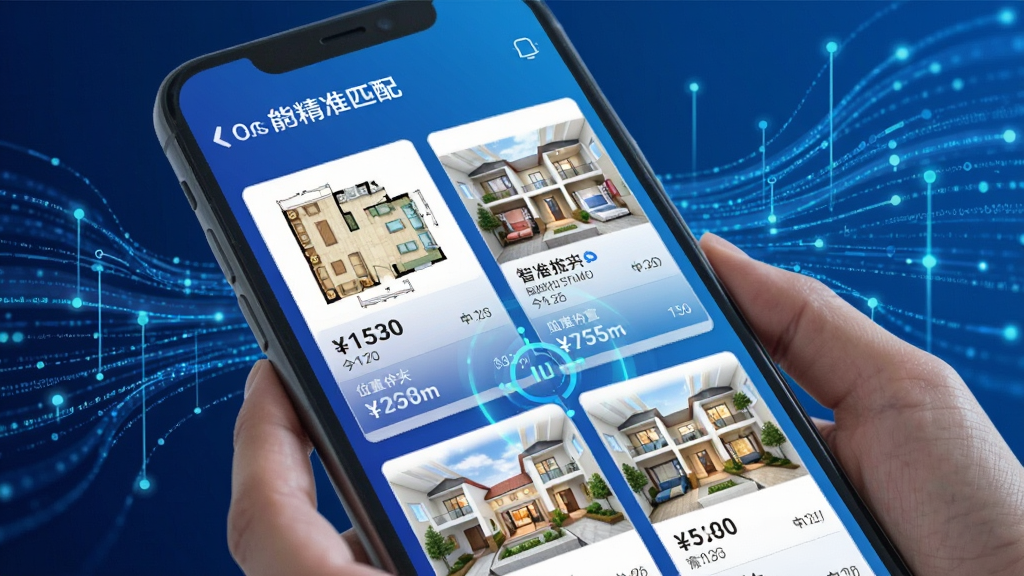 չʾ�����ַ����������Ƽ����ܵĽ��棬�ֻ���Ļ����ʾ�����Դ��Ƭ��ÿ�ſ�Ƭ��������ͼ���۸�λ�õ���Ϣ������Ϊδ���е���������������ǿ������׼ƥ�䡱���������Ƽ���ǿ����ɫ����ɫ�������ʸ��壬�޶���Ԫ�ء�