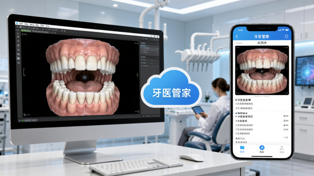 չʾ��ҽ�ܼ����ֻ��������ͬ����ʾ��ǻӰ��ĶԱȳ���������ǵ�����Ļ��ʾ3D����Ӱ���ұ����ֻ�APP��ʾͬһ���ߵ�Ӱ�񱨸棬�м��С���ҽ�ܼҡ���ͬ����ʶ������Ϊ�ִ��������������廭�����������Ƽ���ǿ