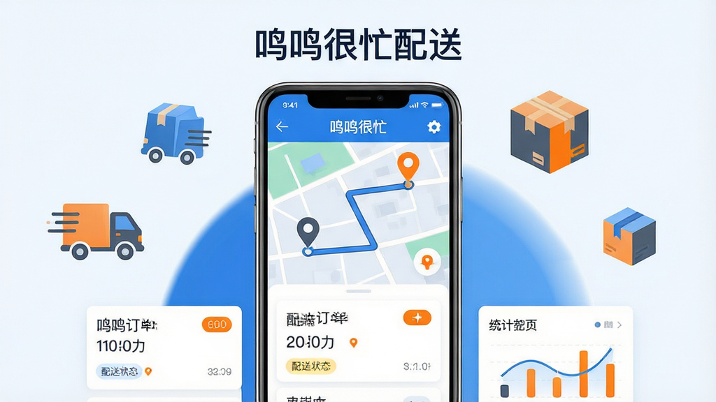 ���壺�ֻ���Ļչʾ������æ����APP�����棬������ʾ��ͼ·���붩���б������֣��ֻ����У���Ļ���������ɼ�����Χ�м�������ͼ��ͻ�������Ԫ�ػ��ƣ��Ű棺�ֻ�Ϊ�Ӿ����ģ��Ϸ��С�������æ���͡����ֱ�ʶ���·����ж�����Ƭ��ͳ��ͼ��������ִ���ƽ�����Ƽ������������ɫ����ϸ�ڣ���ͼ�ϱ�������յ��ǣ�������Ƭ��ʾ����״̬��ǩ�����ʣ�������Ⱦ���ɾ��޶���Ԫ��