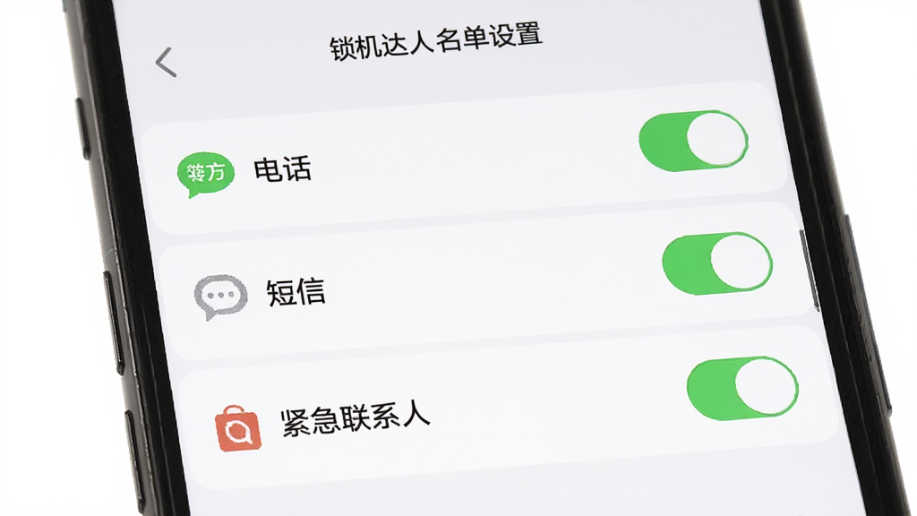 �������˰��������ý��棬����Ϊ�ֻ���Ļ��ʾ�������б��������绰�����š�������ϵ�˵�ѡ�ÿ��ѡ���Ҳ��п��ذ�ť�������б�ʽ���Ű����������ʵ�ã�ϸ������ɫ����״̬�����ʸɾ����޶���Ԫ��