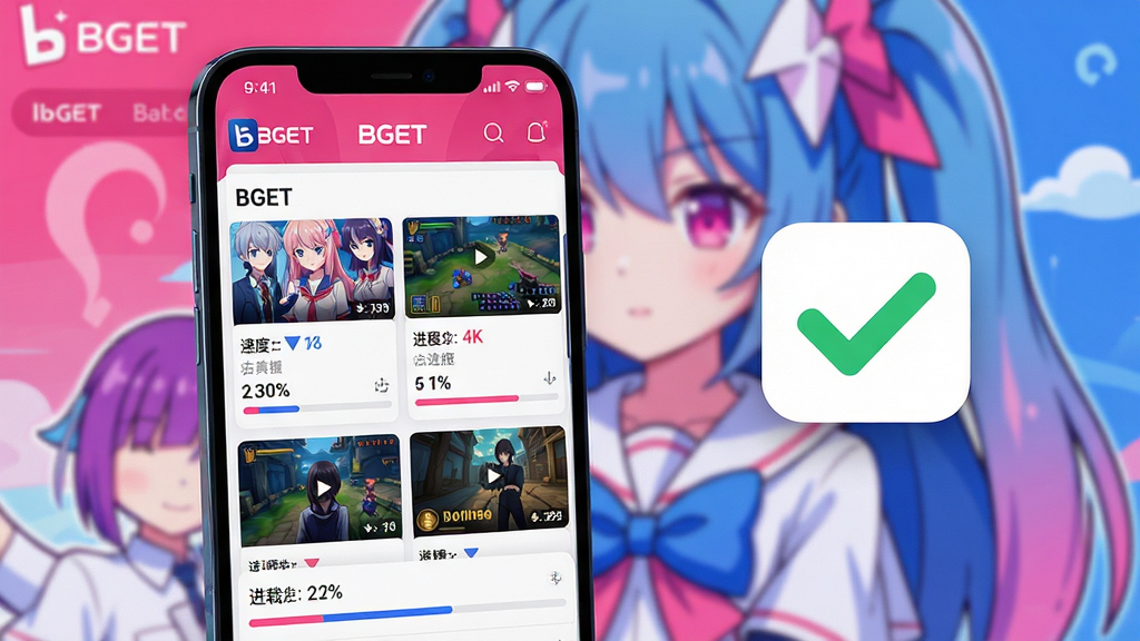 ���壺һ�������ֻ���Ļ��ʾBGETӦ�ý��棬����������չʾ
